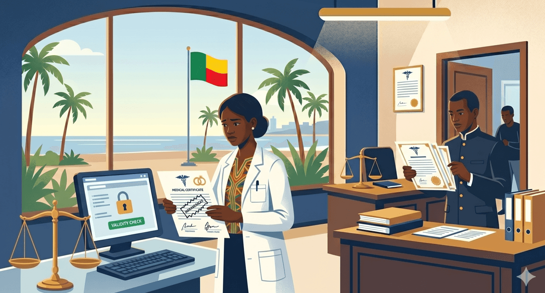 La Falsification des certificats médicaux au Bénin : un fléau silencieux aux lourdes conséquences